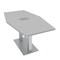Skutchi Designs 33.5 in W, 59.5 in L, 29 in H, Engineered Wood Top, Grey HAR-HEX.IR-34x60-DOU-ELEC-XD01 - alternate 1